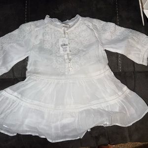 White long sleeve Dress